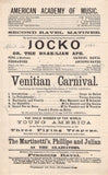 Academy of Music - Collection of 10 Opera & Theater Playbills 1860s