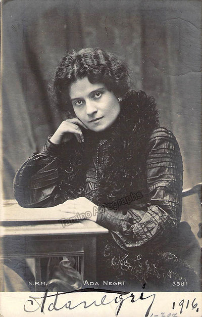 Negri, Ada - Signed photograph