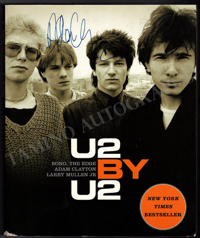 The Edge - Clayton, Adam - Signed Book "U2 by U2"