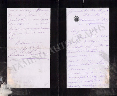 Patti, Adelina - Autograph Letter Signed 1898