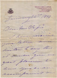 Patti, Adelina - Autograph Letter Signed 1903