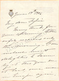 Patti, Adelina - Autograph Letter Signed 1906