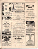 Patti, Adelina - Concert Program Carnegie Hall 1903