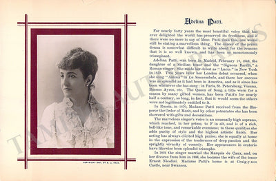 Patti, Adelina - Unsigned Photograph