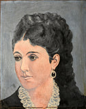Patti, Adelina - Original Portrait Painting on Wood