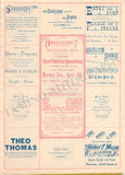 Patti, Adelina - Concert Program Chicago 1885