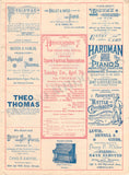Patti, Adelina - Concert Program Chicago 1885