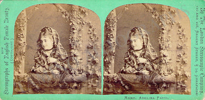 Patti, Adelina - Stereographic Card