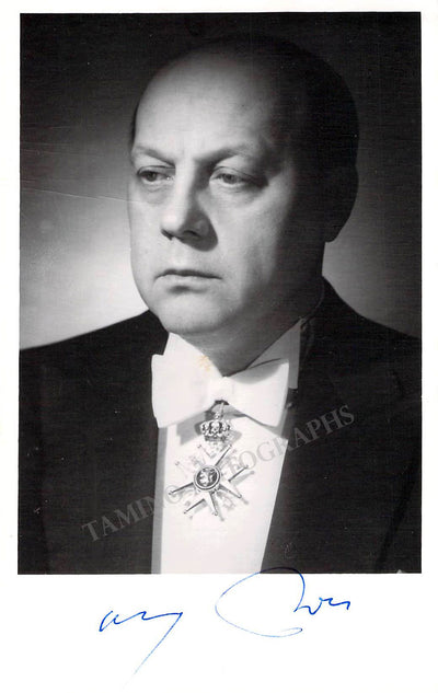 Rott, Adolf - Signed Photograph & Program