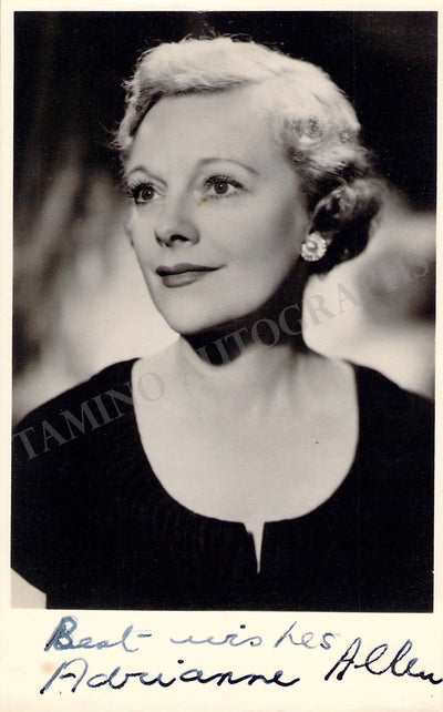 Allen, Adrianne - Signed Photograph