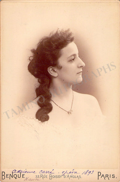 Carre, Adrienne - Vintage Cabinet Photograph