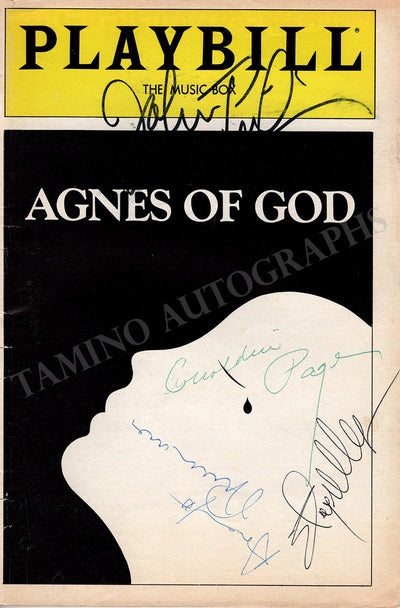 Agnes of God - Signed Musical Playbill