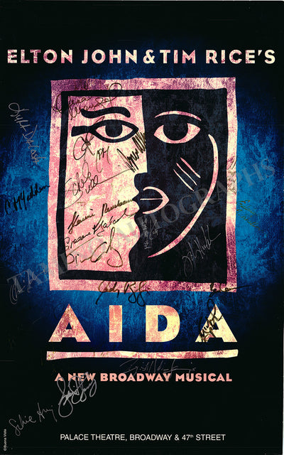 Aida Musical - Signed Broadway Poster