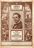 Mascagni, Pietro - Performance Program Aida 1924
