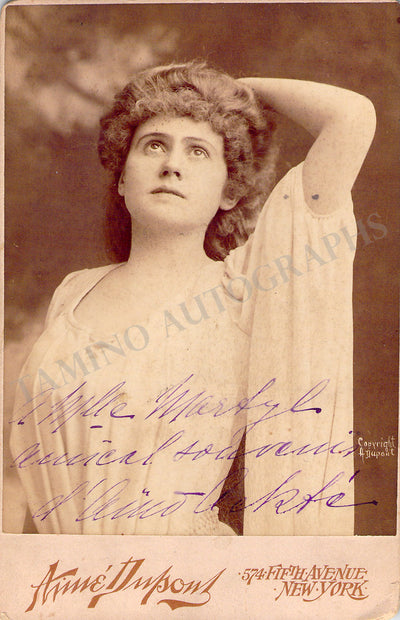 Akte, Aino - Signed Cabinet Photo in Role