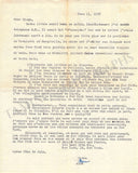 Lomax, Alan - Set of 2 Typed Letters Signed 1958