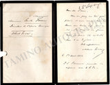 Grisar, Albert - Set of 6 Autograph Letters Signed