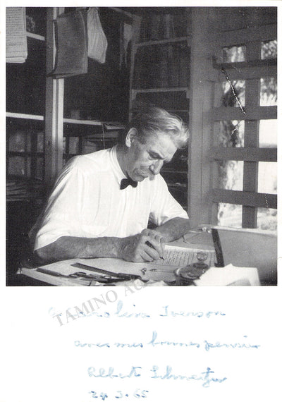 Schweitzer, Albert - Signed Photograph 1965