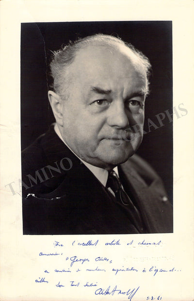 Wolff, Albert - Signed Photograph 1961