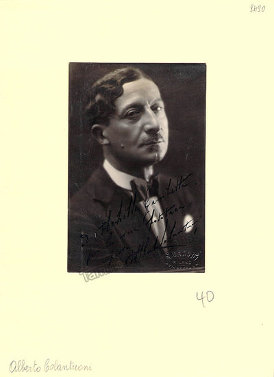 Colantuoni, Alberto - Signed Photograph