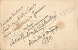 Schlippenbach, Albert von - Signed Cabinet Photograph 1884