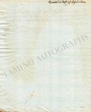Da Ponte, Alessandro - Signed Document 1791