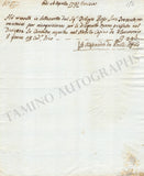 Da Ponte, Alessandro - Signed Document 1791