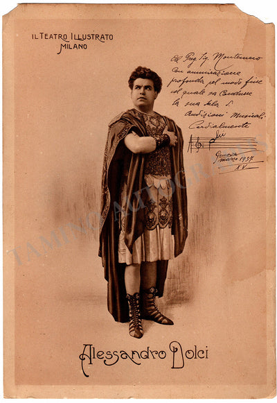 Dolci, Alessandro - Signed Photograph in Norma
