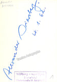 Diersberg, Alexander - Signed Photograph