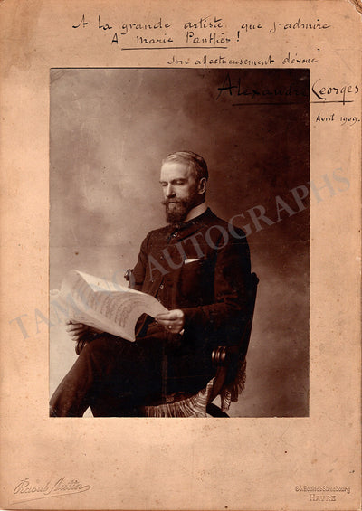 Georges, Alexander - Signed Photograph 1909