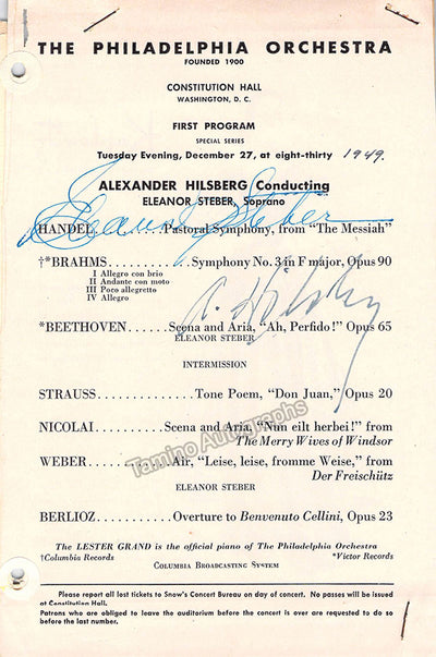 Conductors - Signed Programs 1930s-1960s Lot