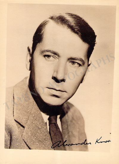 Knox, Alexander - Signed Photograph