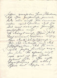 Fielitz, Alexander von - Autograph Letter Signed 1898