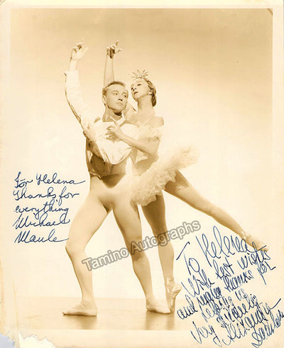 Danilova, Alexandra - Maule, Michael - Double Signed Photograph