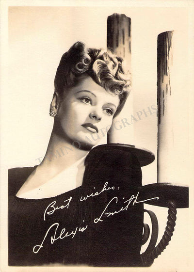 Smith, Alexis - Signed Photograph