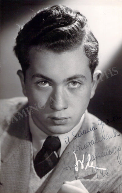 Weissenberg, Alexis - Signed Photograph 1948