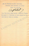 Cortot, Alfred - Set of 7 Autograph Letters Signed