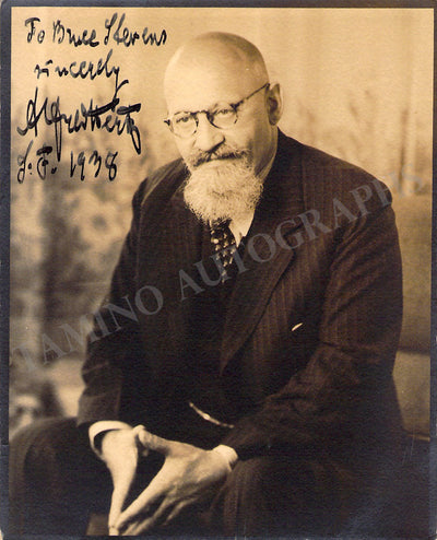 Hertz, Alfred - Signed Photograph 1938