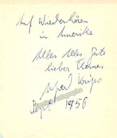 Conductors - Lot of 13 Signed Album Pages and Cards