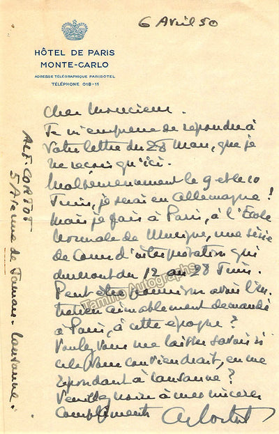 Signed Letter (1950) & Essay