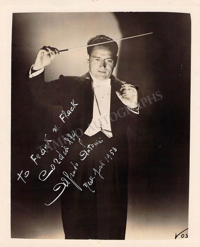 Antonini, Alfredo - Signed Photograph 1953