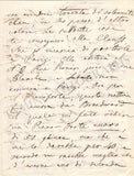 Piatti, Alfredo - Autograph Letter Signed 1854
