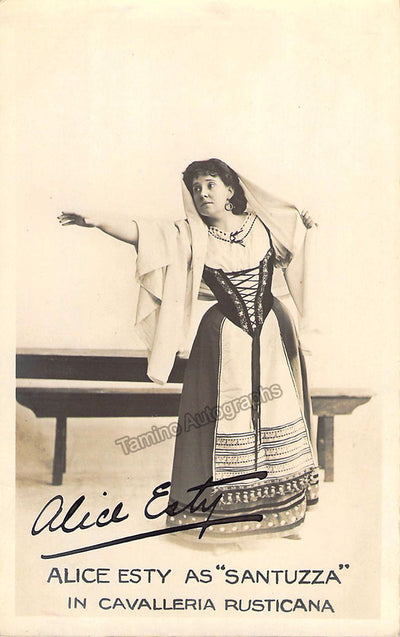 ESTY, Alice (Various Autographs)
