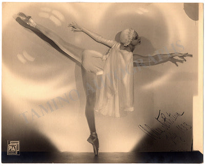 Nikitina, Alice - Signed Photograph 1933