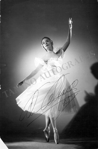 Alonso, Alicia - Signed Photograph 1951