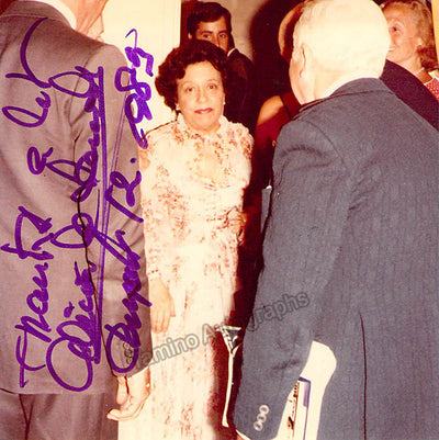 De Larrocha, Alicia - Signed Photograph 1989