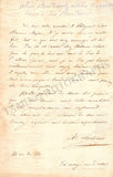 Bertrand, Aline - Autograph Letter Signed 1832