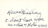 Ginsberg, Allen - Signed Card 1983 & Photo