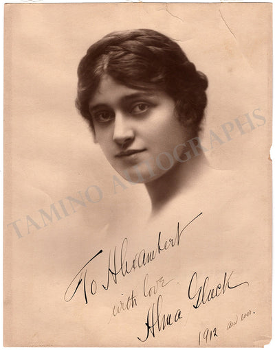 Gluck, Alma - Signed Photograph 1912