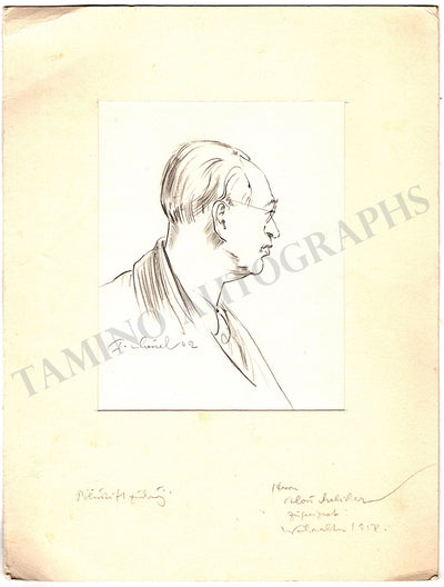 Melichar, Alois - Signed Portrait